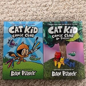 2 Cat Kid Comic Club Books